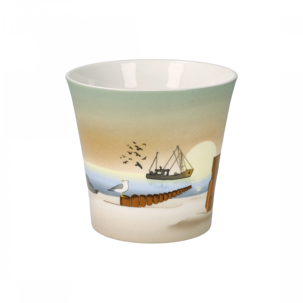 Goebel Scandic Home Sunset Mood Tasse Teetasse Kaffeetasse Strand Strandkorb Meer