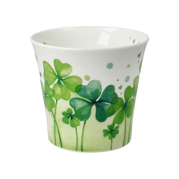 Goebel Fiore Happiness Kaffee Tee Tasse Trinkbecher Porzellantasse NEUHEIT 2024 Kleeblatt Glück Geschenkidee