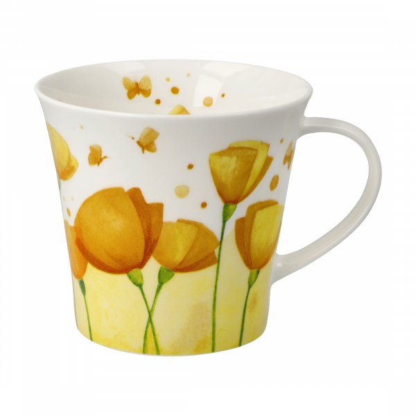 Goebel Fiore Sunshine Kaffee Tee Tasse Trinkbecher Porzellantasse NEUHEIT 2024 Geschenkidee