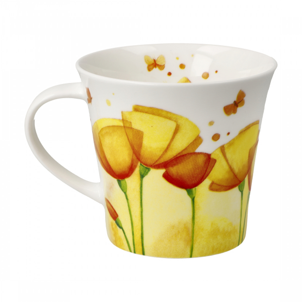 Goebel Fiore Sunshine Kaffee Tee Tasse Trinkbecher Porzellantasse NEUHEIT 2024 Geschenkidee