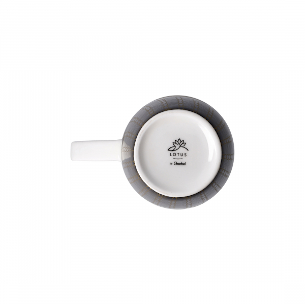 Goebel Yin Yang schwarz Tasse Trinkbecher NEUHEIT 2021 LOTUS Mug To Go mit Deckel Teetasse Kaffeetasse Porzellan ANGEBOT