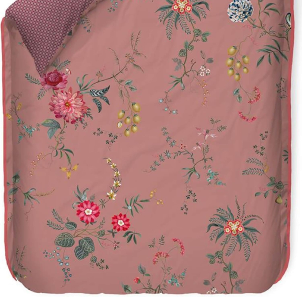PIP STUDIO Fleur Grandeur Pink Bettwäsche 135x200cm Kopfkissen und Bettbezug