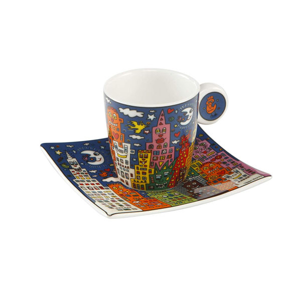 Goebel City Night Espressotasse James Rizzi