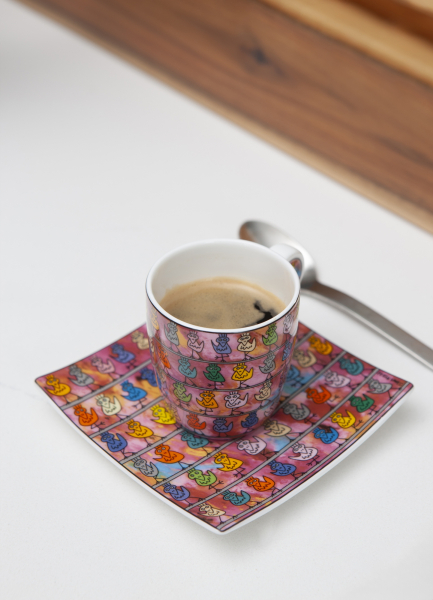 Goebel Espressotasse James Rizzi - We are the Birds - Porzellan Tasse NEUHEIT 2026