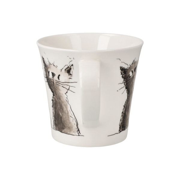 Goebel Katzenbande Tasse Pferde Künstler Peter Schnellhardt Porzellantasse