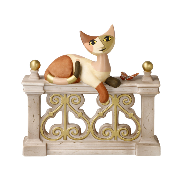 Goebel Felix Katze auf dem Zaun Rosina Wachtmeister Porzellankatze NEUHEIT 2025