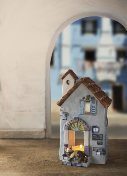 Goebel - Via Galileo Galilei - Rosina Wachtmeister Katze dekoratives Haus Porzellankatzen NEUHEIT 2026