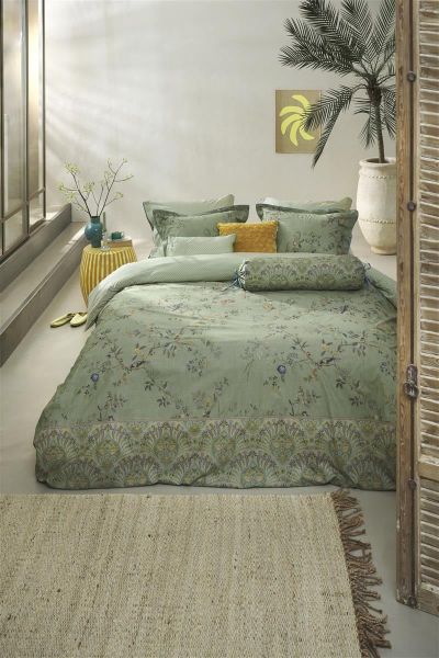PIP STUDIO Amor De Dios Green Bettwäsche 135x200cm Kopfkissen und Bettbezug