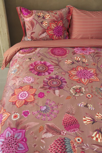 PIP STUDIO Viva La Vida Pink Bettwäsche 135x200cm Kopfkissen und Bettbezug