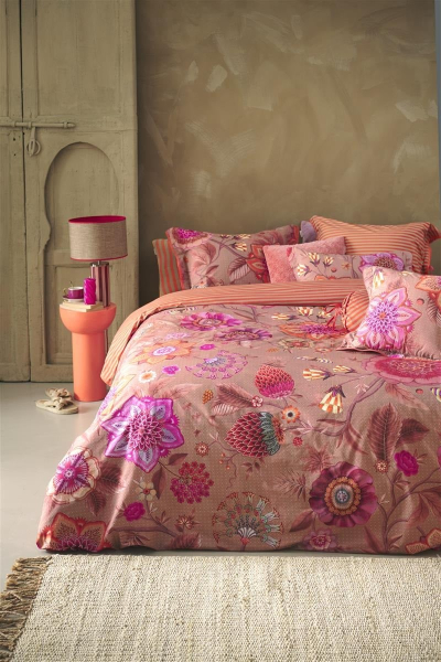 PIP STUDIO Viva La Vida Pink Bettwäsche 135x200cm Kopfkissen und Bettbezug
