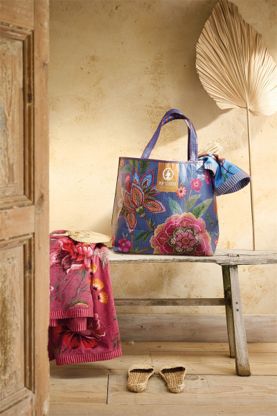 PIP Bombay Beachbag Dark Blue 60x40 cm Strandtasche Shopper
