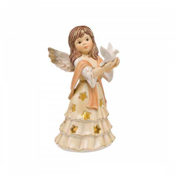 Goebel Friedensengel champagner Figur Engel ANGEBOT Weihnachten