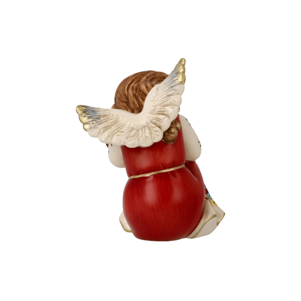 Goebel Schutzengel Im Traumland Jahresfarbe 2026 "Christmas Mistletoe" Porzellan Engel