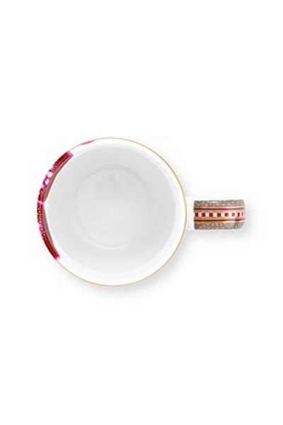 Pip Studio Set/2 Mugs Small Blooming Tales Fantasy Khaki Kaffeebecher Tee Kaffee Tasse Porzellan