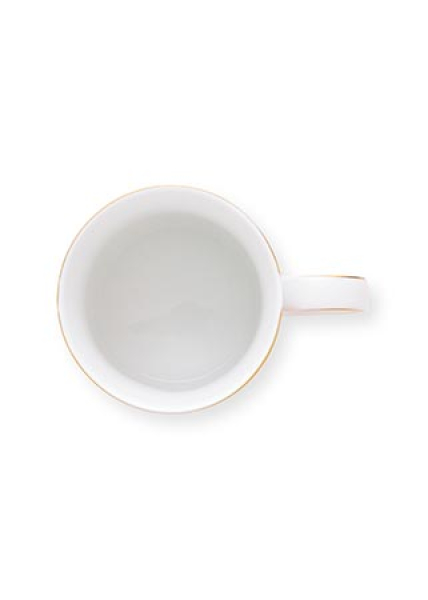 Pip Studio Set/2 Mugs Small Love Birds Medallion Red-Pink Kaffeebecher Tee Kaffee Tasse Porzellan