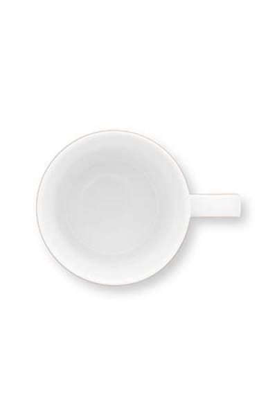 Pip Studio Set/2 Mugs Large Love Birds Medallion Emerald-Green Kaffeebecher Tee Kaffee Tasse Porzellan