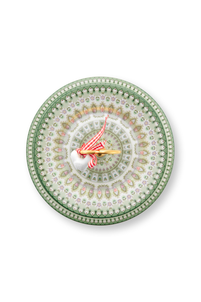 Pip Studio Cake Stand 3Layers Lily&Lotus Light Green Etagere Porzellan