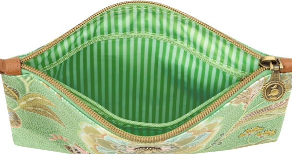 PIP Studio Kosmetiktasche Kosmetikbeutel Charly Cosmetic Flat Pouch Medium Matata Green 24x1x15.5cm