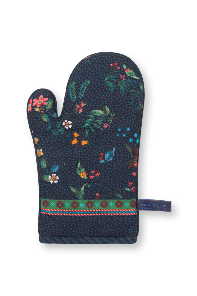 PIP Studio Oven Glove Berry Blues Blue Overall Dark Blue 29x15cm Ofenhandschuh Topflappen Winterkollektion 2025
