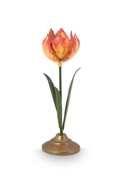 PIP STUDIO Tulip Candle Holders Metal Yellow 2er Set Tulpen Kerzenständer Metall gelb