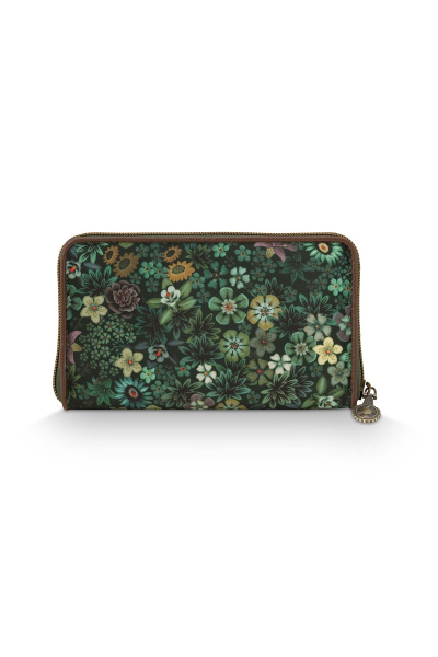 PIP Studio Geldbörse Wallet Tutti i Fiori Green Blumen 18x11x3cm Geldbeutel Portemonnaie