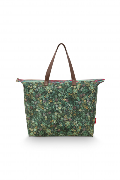 PIP Tote Bag Tutti i Fiori Green 66x20x44cm Tasche Umhängetasche Badetasche Einkaufstasche