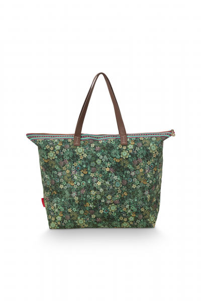 PIP Tote Bag Tutti i Fiori Green 66x20x44cm Tasche Umhängetasche Badetasche Einkaufstasche