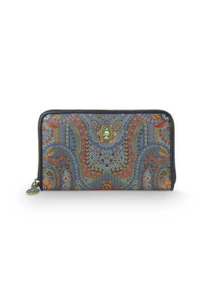 PIP Studio Geldbörse Willow Wallet Jabali Blue 18x3x11cm Geldbeutel Portemonnaie Sommerkollektion 2025