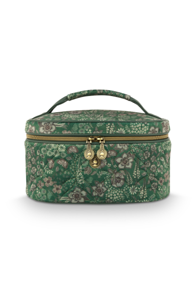 PIP Studio Kosmetiktasche Cleo Beauty Case Quilted daisy Dreams Green Kulturtasche Sommerkollektion 2025
