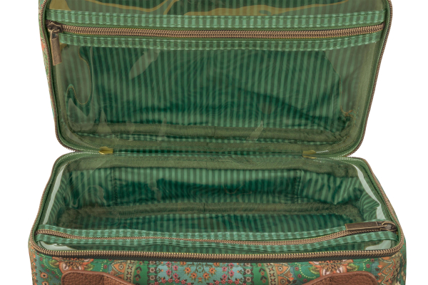 PIP Studio Kosmetiktasche Casey Beauty Case Jabali Green 27x10x19cm