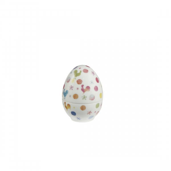 Goebel Fitz and Floyd Bunte Osterzeit Dose Ostern NEUHEIT 2020 Osterei Porzellan Eidose 8 cm