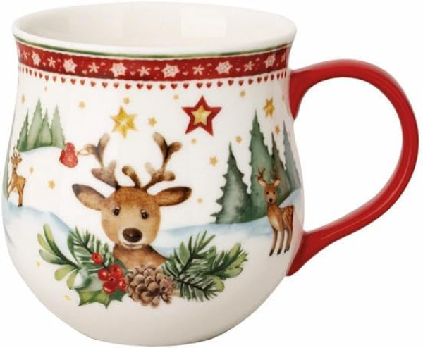 Hutschenreuther Weihnachten Becher mit Henkel Rentier Porzellantasse 2026