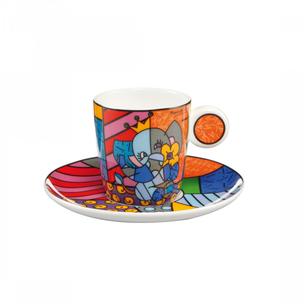 Goebel Spring Elephant Espressotasse Pop Art Romero Britto ANGEBOT