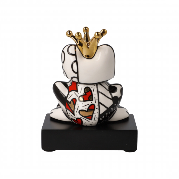 Goebel Romaro Britto Golden Prince Frosch Figur Künstler