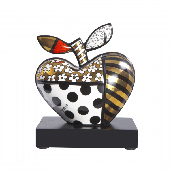 Goebel Golden Big Apple Romero Britto Figur Künstler Porzellan NEUHEIT 2024