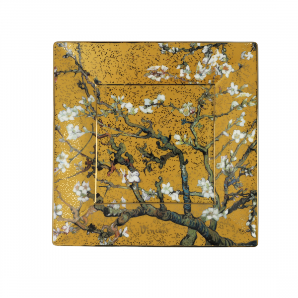 Goebel Schale Mandelbaum 16 x 16 cm gold Vincent van Gogh NEUHEIT 2020