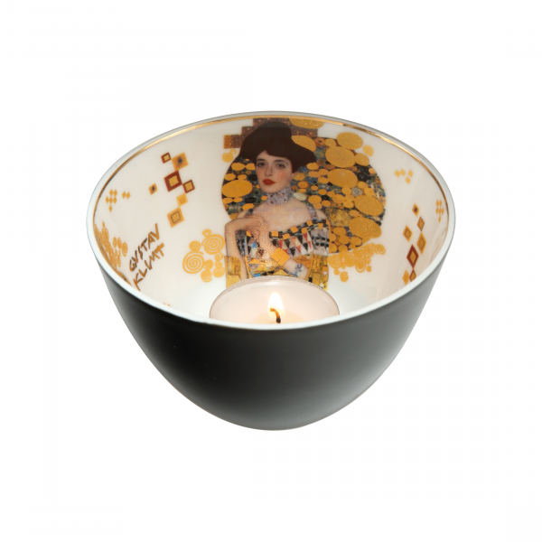 Goebel Gustav Klimt Adele Bloch Windlicht NEUHEIT 2019 Porzellan Teelicht