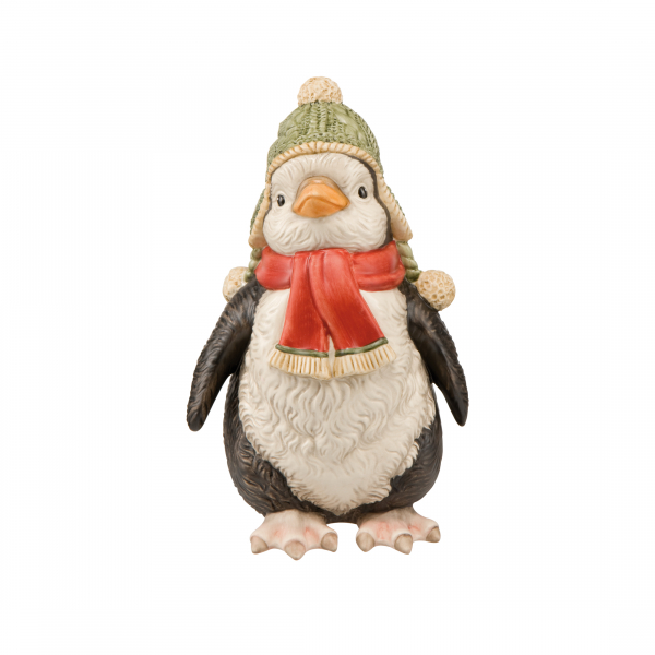 Goebel Pinguin Fridolin Weihnachten Schnee Figur NEUHEIT 2018