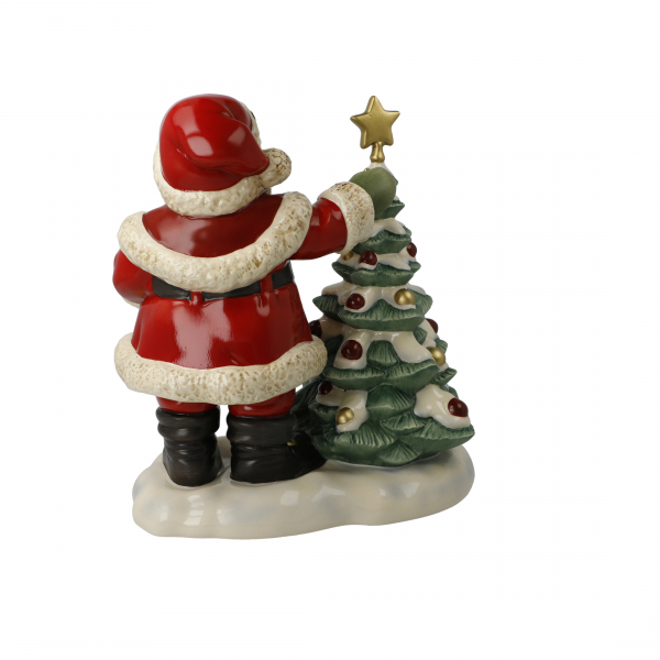 Goebel Festlich geschmückt Weihnachtsmann mit Weihnachtsbaum Winter limitiert Weihnachten NEUHEIT 2020