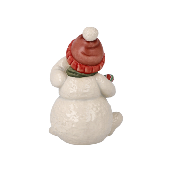 Goebel Schneemann mit Glocke Leiser Glockenklang mit Kristall Weihnachten Winter ANGEBOT