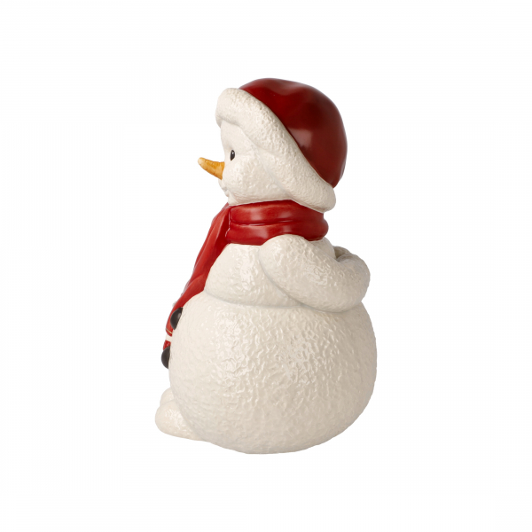 Goebel Fröhlicher Winterfreund Schneemann mit Vogel limitiert NEUHEIT 2023