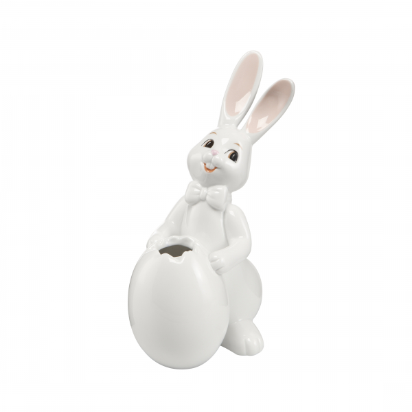 Goebel Hase Snow White " Little Spring " mit Vase