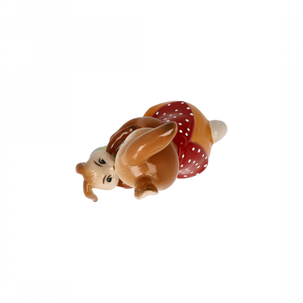 Goebel Figur Hasenfamilie - Frechdachs- Ostern Hasenpapa mit Hasenkind
