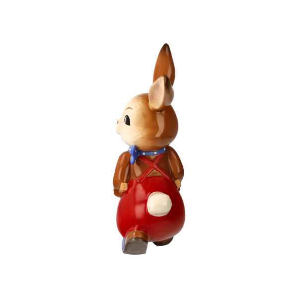 Goebel Hasenjunge So schön ist der Frühling Hase mit Schubkarre und Blumen groß