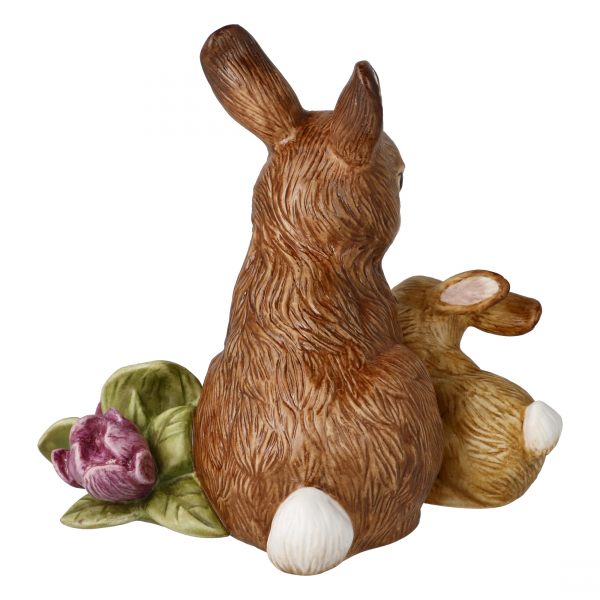 Goebel Jahreshase 2024 limitiert Hasenpaar mit Magnolie NEUHEIT Ostern Hase