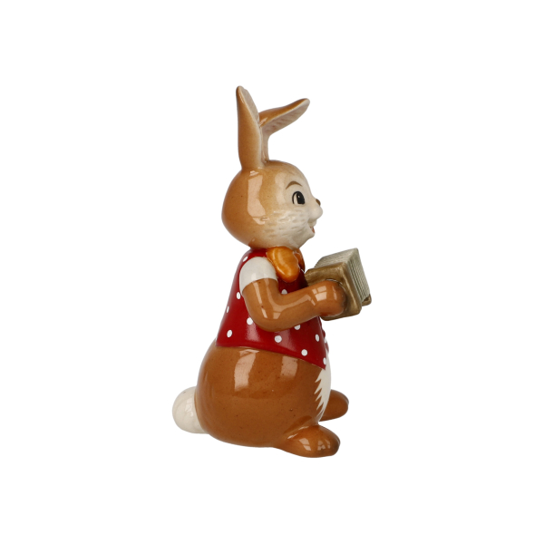 Goebel Figur Hase - Frecher Musikant - Musikanten Ostern Ziehharmonikaspieler NEUHEIT 2024