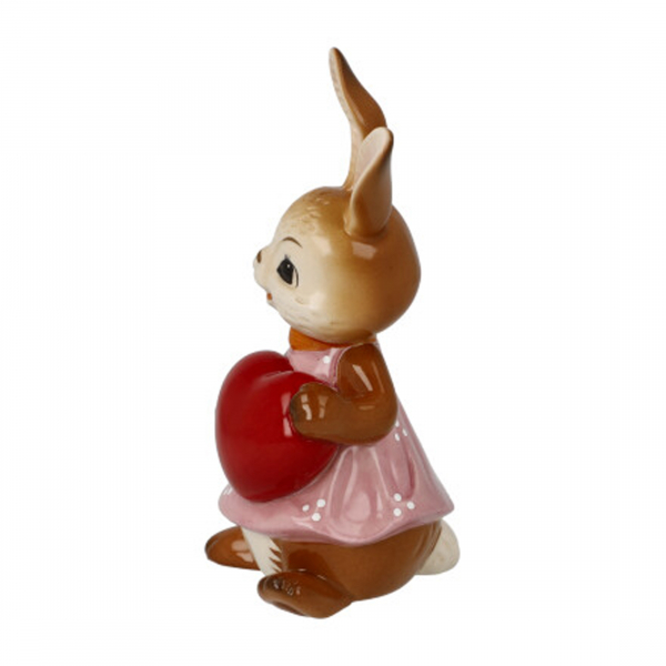 Goebel Figur Hase - Alles Liebe ! - Hasenmädchen mit Herz NEUHEIT 2024