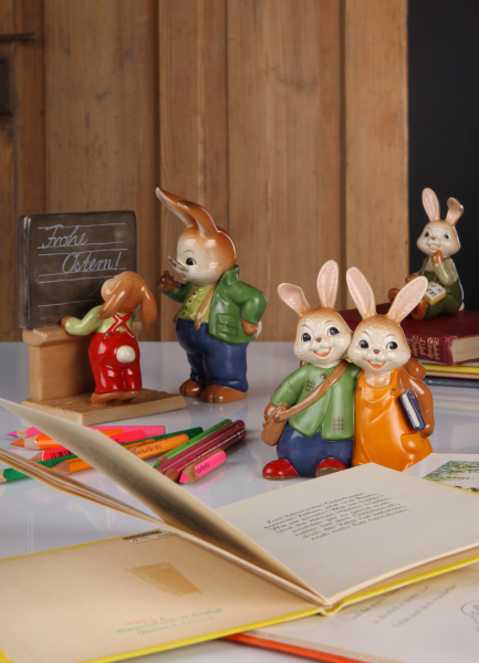 Goebel Figur Hasenschule - Schulfreunde ! - Ostern Hasen Figuren