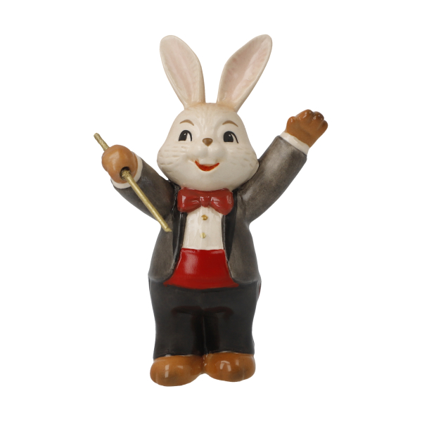 Goebel Figur Hase - Genialer Dirigent - Musikanten Ostern NEUHEIT 2025