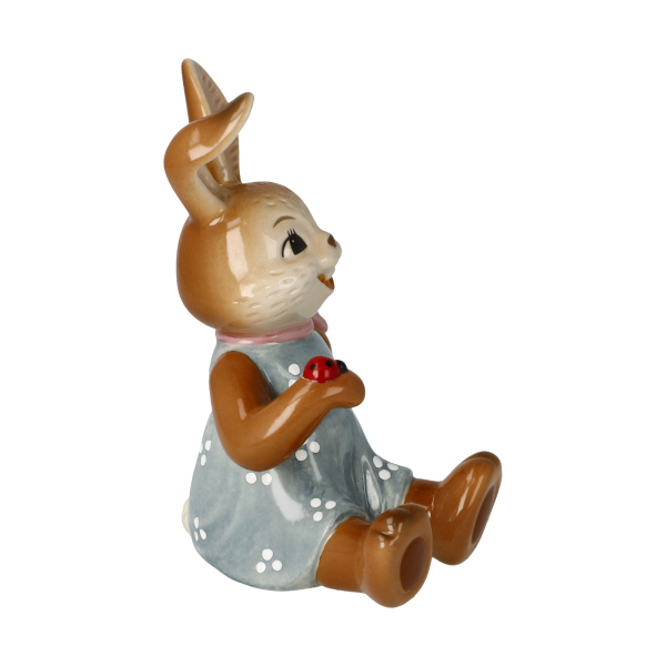 Goebel Hase Glückskind NEUHEIT 2025 Hasenmädchen mit Maikäfer Figur